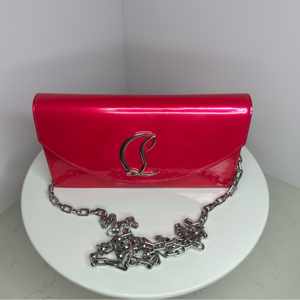 Christian Louboutin Loubi54 Clutch - Pearlescent Patent Calf Leather